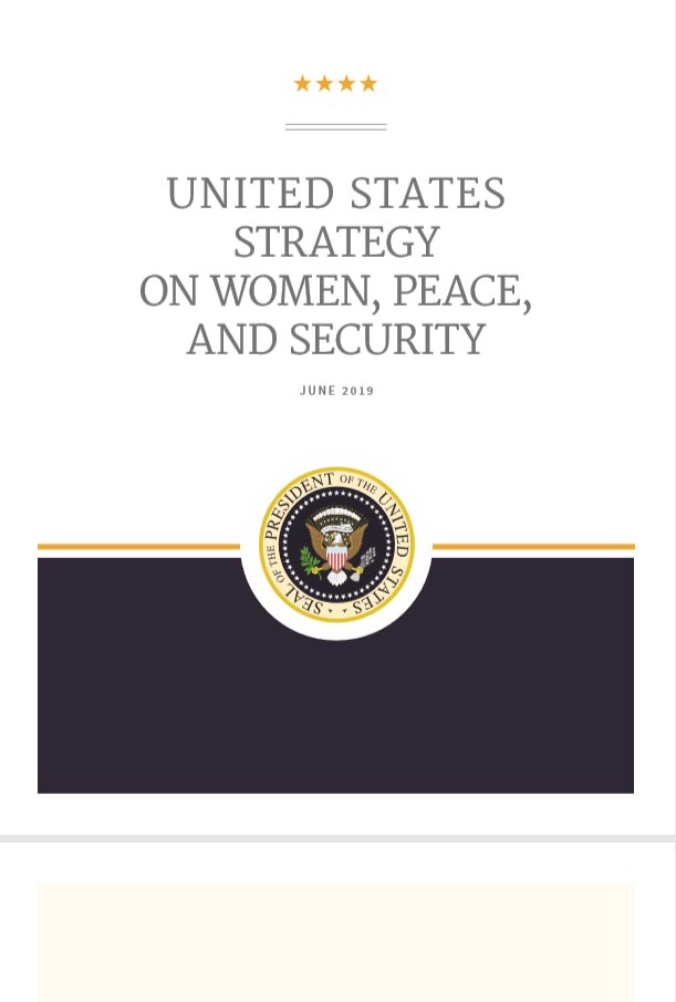 United States Strategy on Women, Peace, and Security